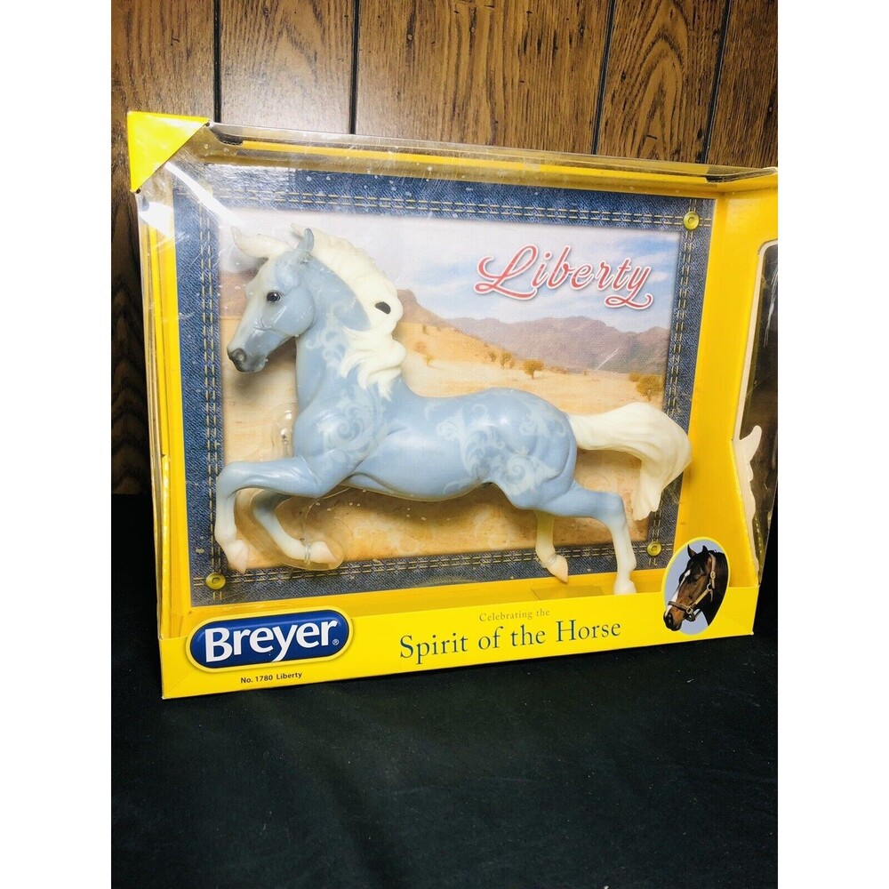 BREYER RARE 1780 LIBERTY Silver Denim Horse NEW IN BOX!